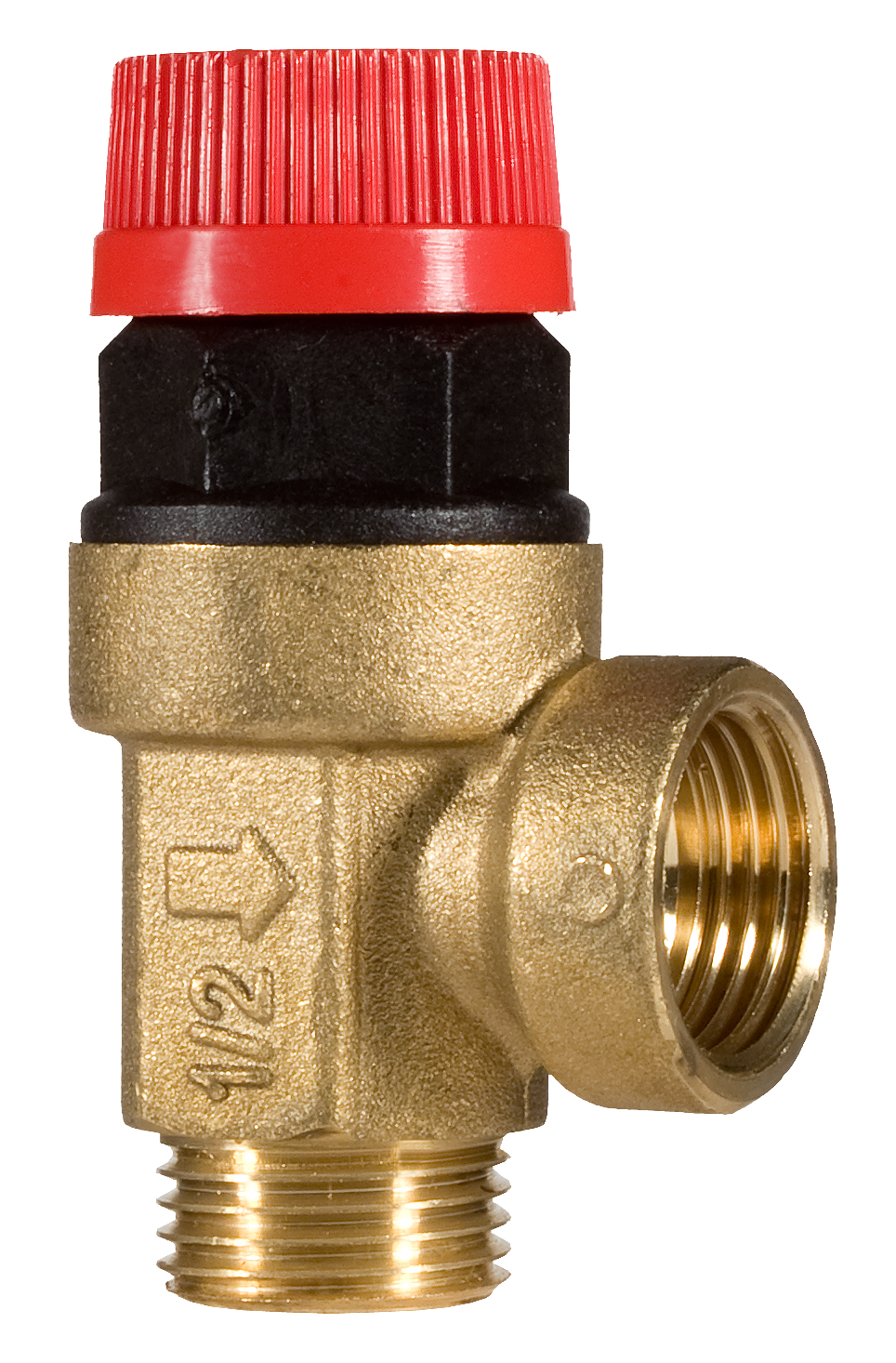 Pojistný ventil pro topení 1/2“ M-F; 7 bar