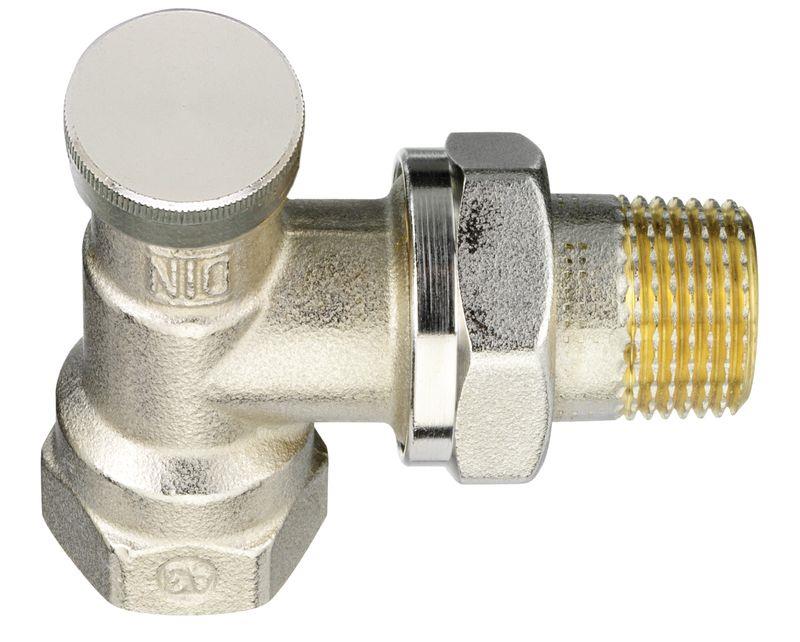 Danfoss 003L0123 radiátorové uzavíratelné šroubení RLV-S 1/2" rohové